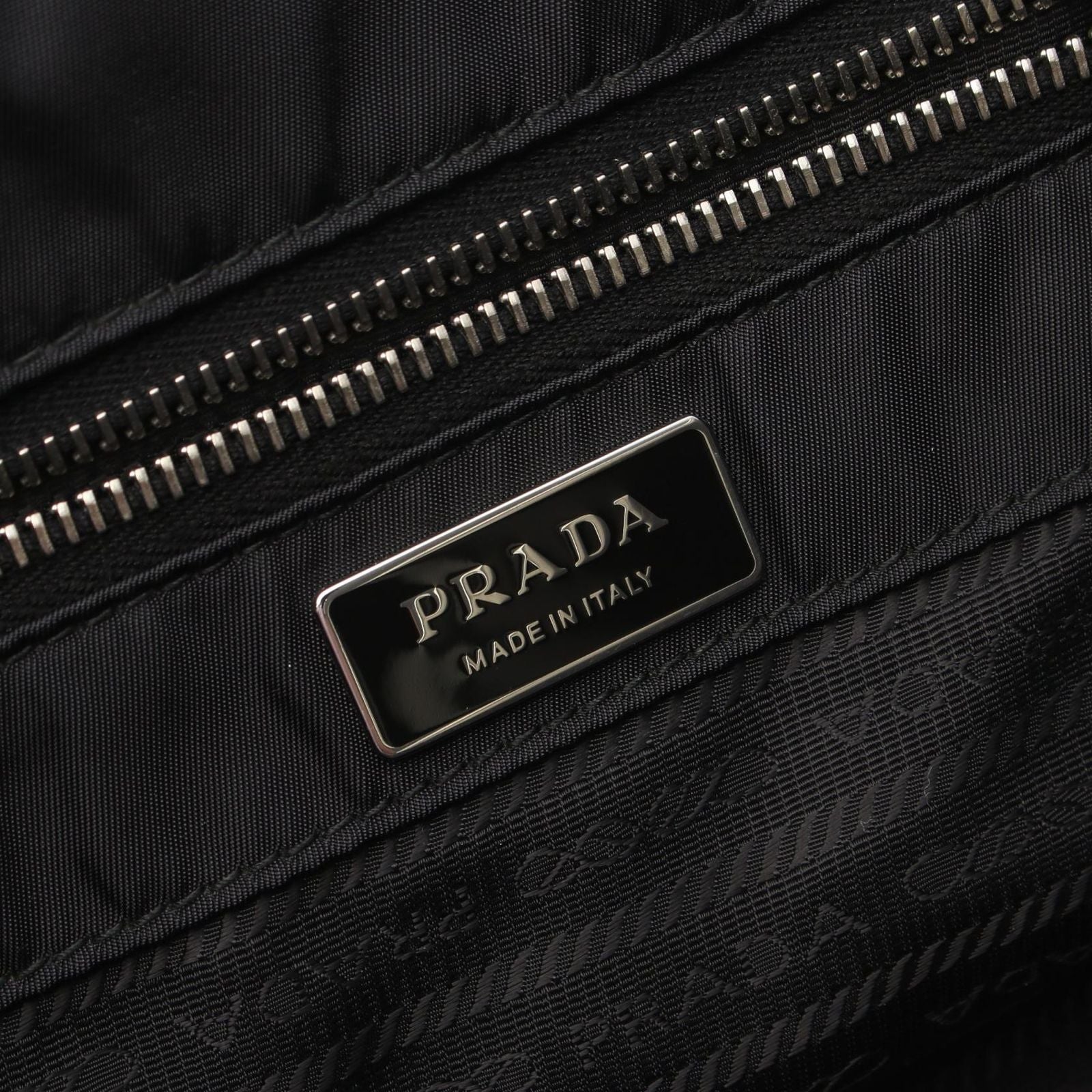 Prada Tote Tessuto Black Nylon Leather — view 4