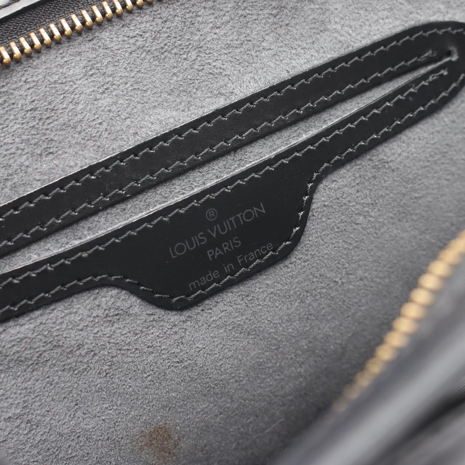 Louis Vuitton Handbag Saint Jacques Noir Leather — view 4