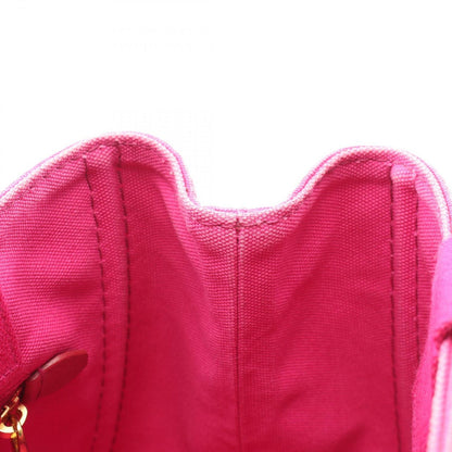 Prada Tote Canapa Mini Pink Canvas 2-Way — view 9