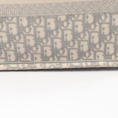 Dior Tote Book Oblique Gray White Canvas — view 8
