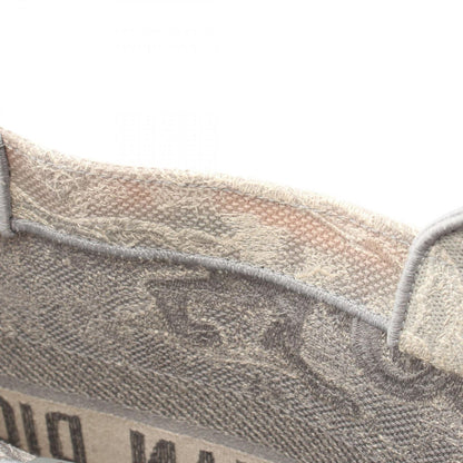 Dior Tote Book Toile de Jouy Gray White Canvas — view 5