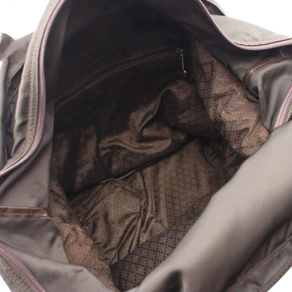 Gucci Tote Bamboo 002 Dark Brown Nylon Leather — view 3