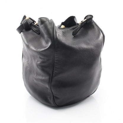 Loewe Shoulder Bag Anagram Black Leather — view 2