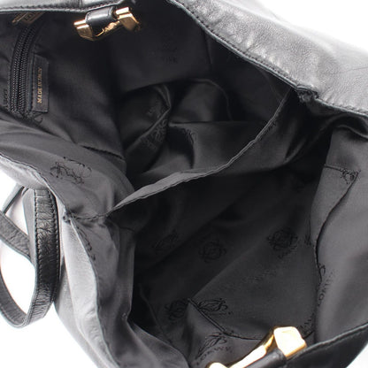 Loewe Shoulder Bag Anagram Black Leather — view 3