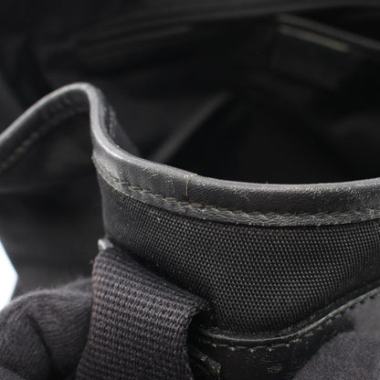 Gucci Tote Sherry Line Black Canvas Leather — view 9