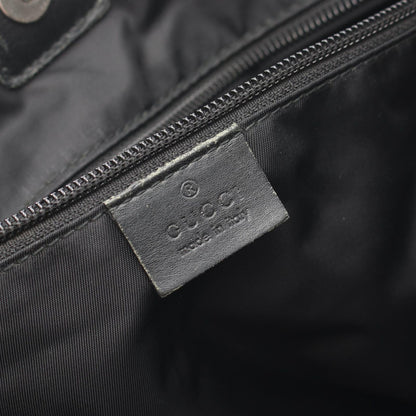Gucci Tote Sherry Line Black Canvas Leather — view 4