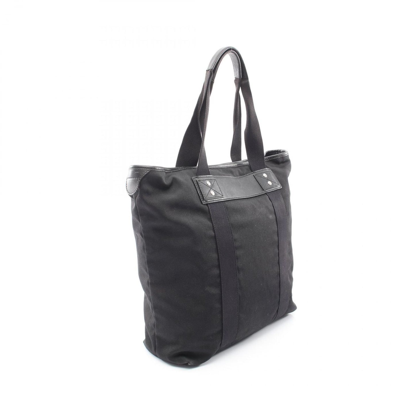 Gucci Tote Sherry Line Black Canvas Leather — view 2