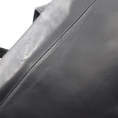 Loewe Handbag Anagram 2-Way Black Leather Shoulder — view 8