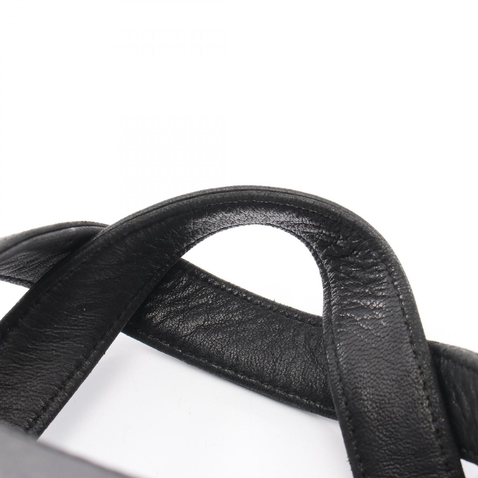 Loewe Handbag Anagram 2-Way Black Leather Shoulder — view 6