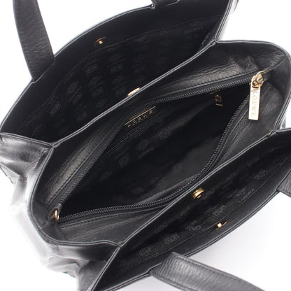 Loewe Handbag Anagram 2-Way Black Leather Shoulder — view 3