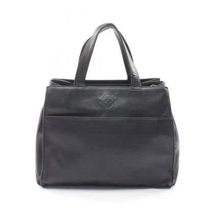 Loewe Handbag Anagram 2-Way Black Leather Shoulder