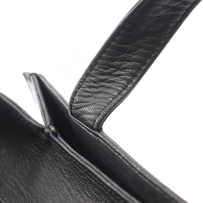 Loewe Handbag Anagram 2-Way Black Leather Shoulder — view 7