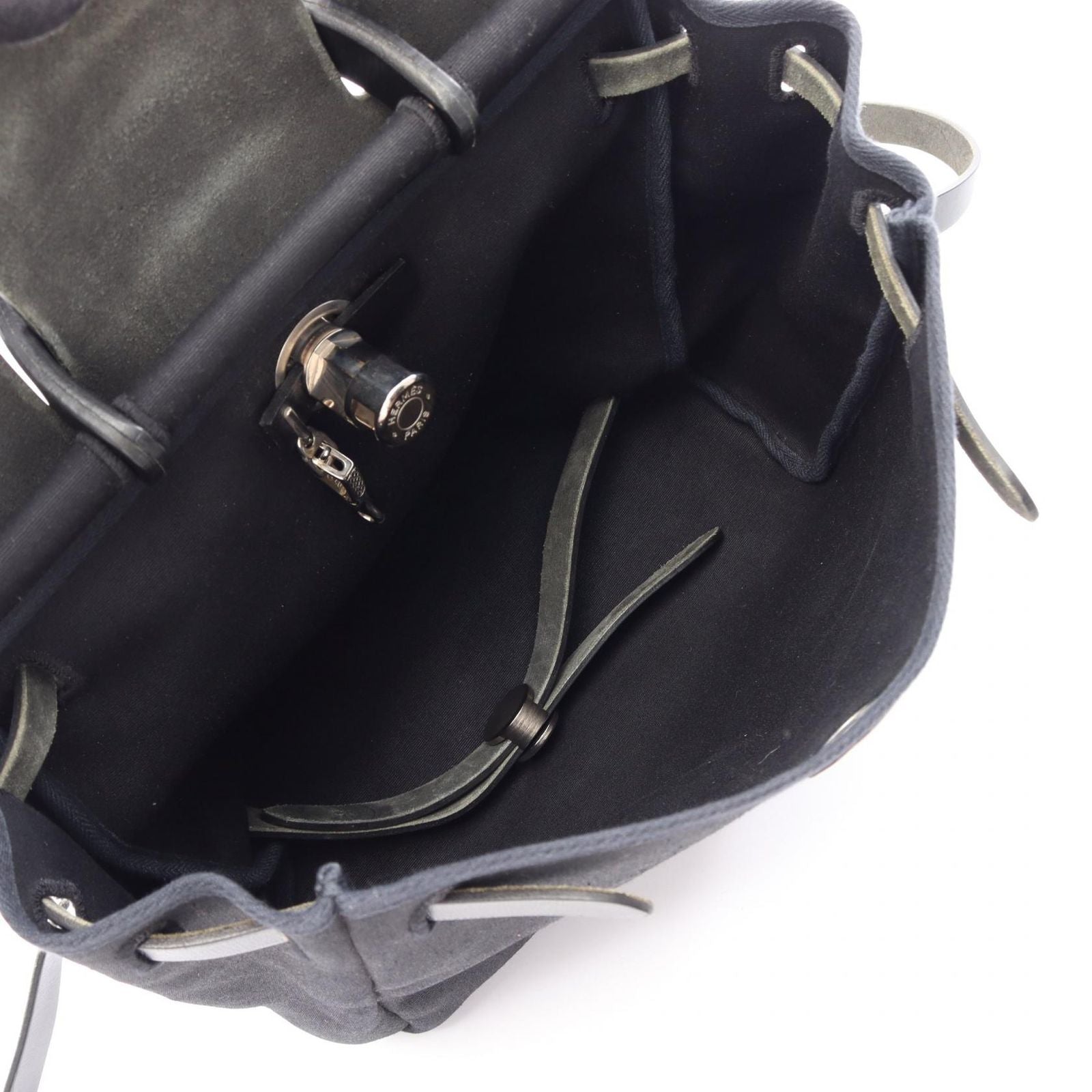 Hermes Backpack Herbag a Dos PM Black — view 3