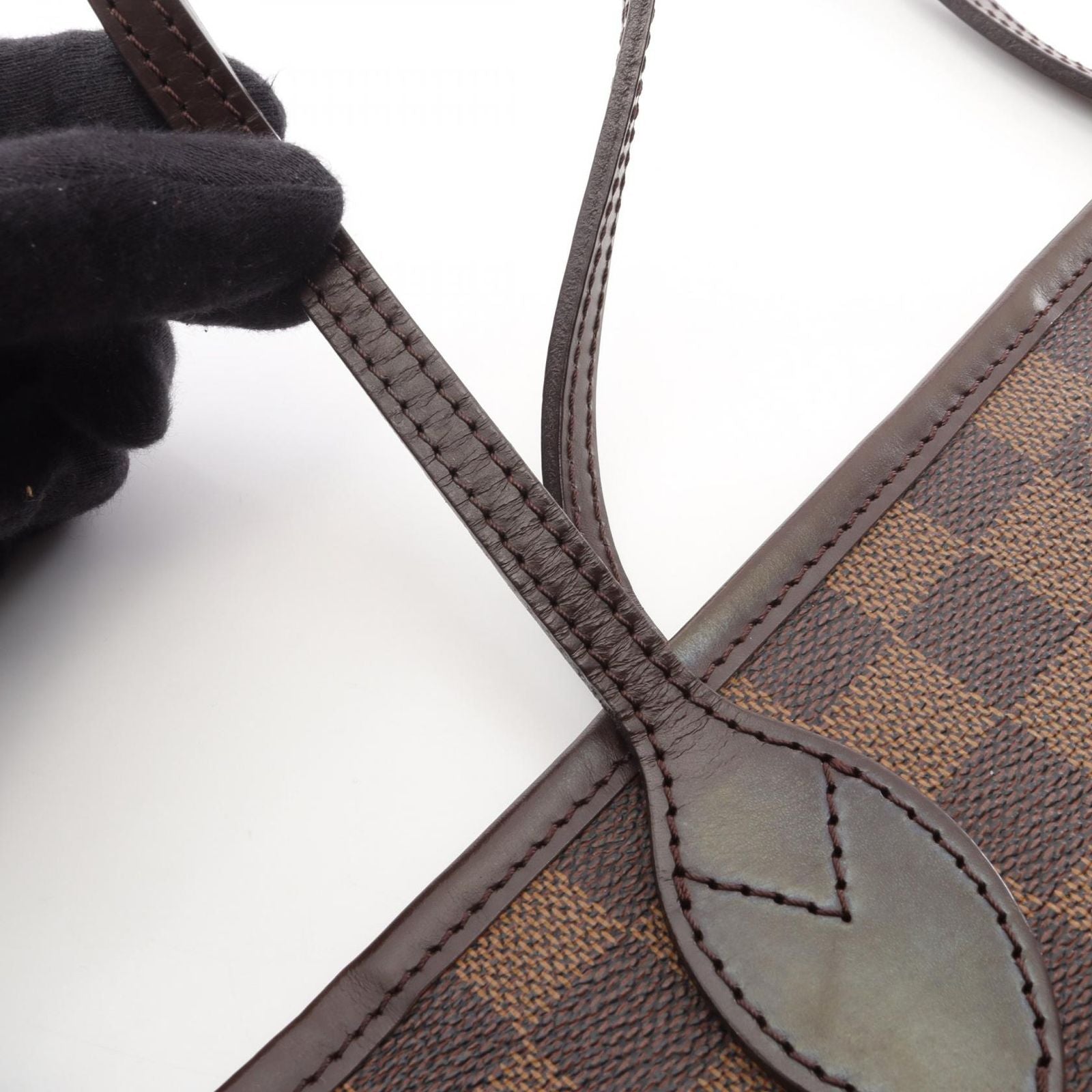 Louis Vuitton Tote Neverfull PM Canvas Leather — view 9