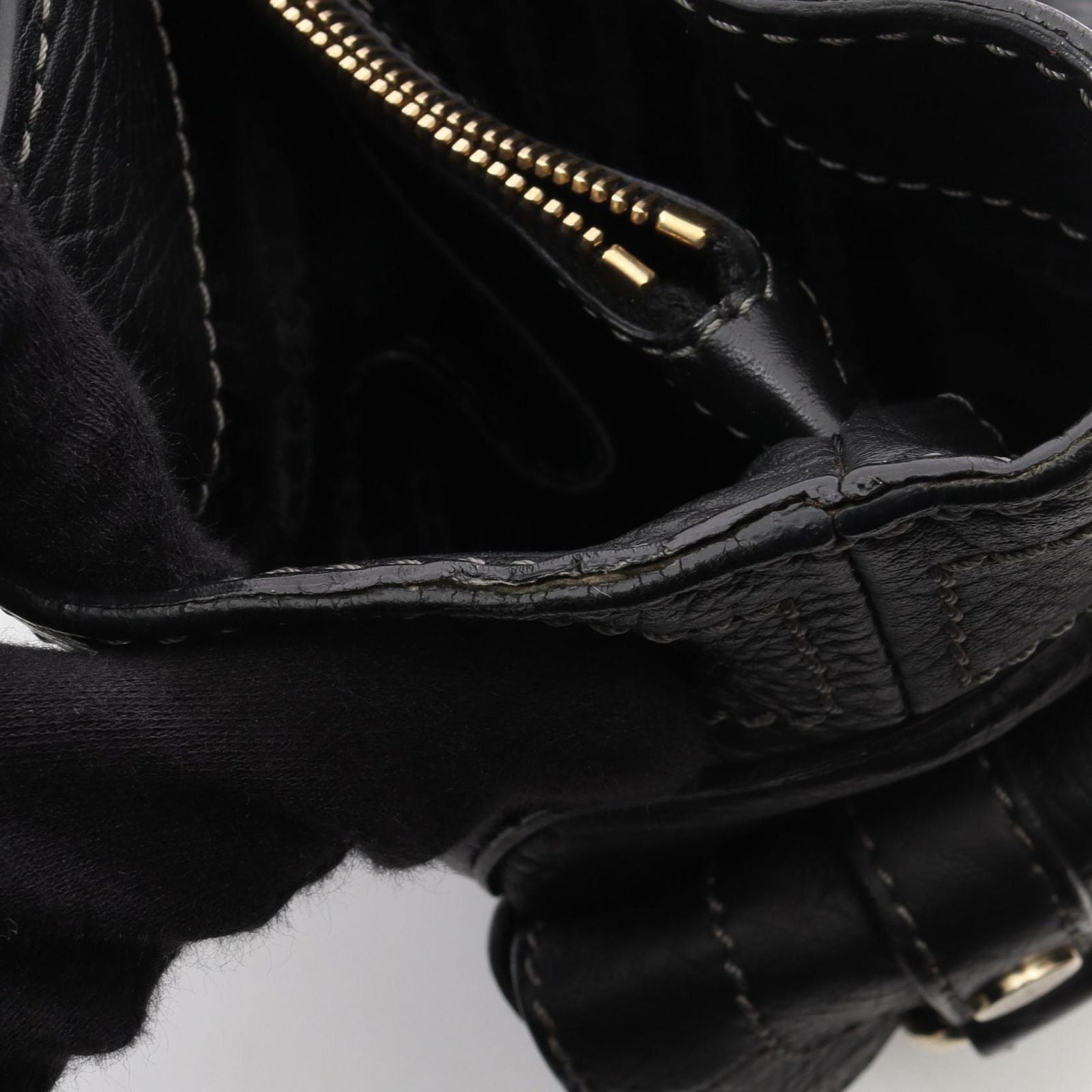 Celine Handbag Boogie Bag Black Leather — view 5