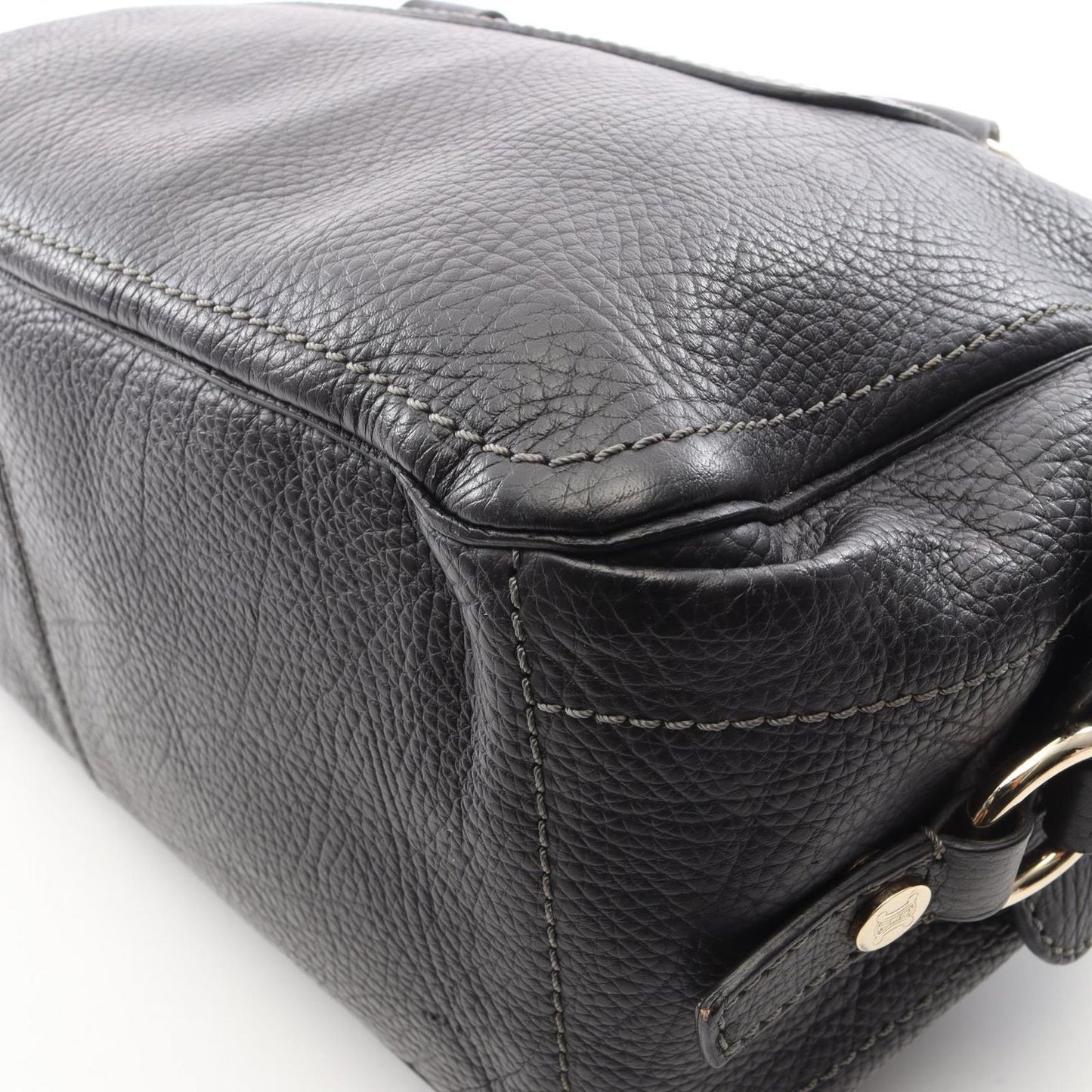 Celine Handbag Boogie Bag Black Leather — view 8