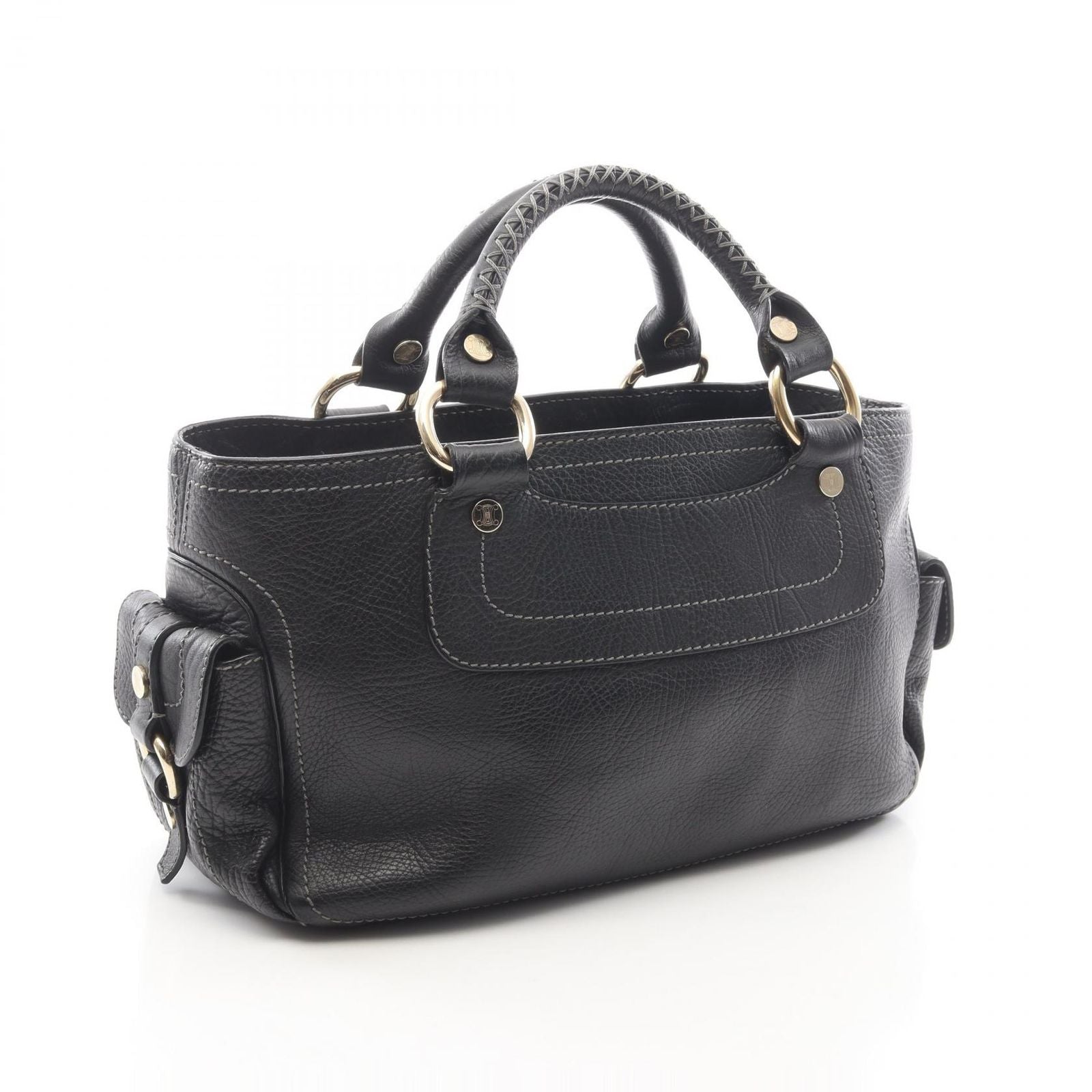 Celine Handbag Boogie Bag Black Leather — view 2
