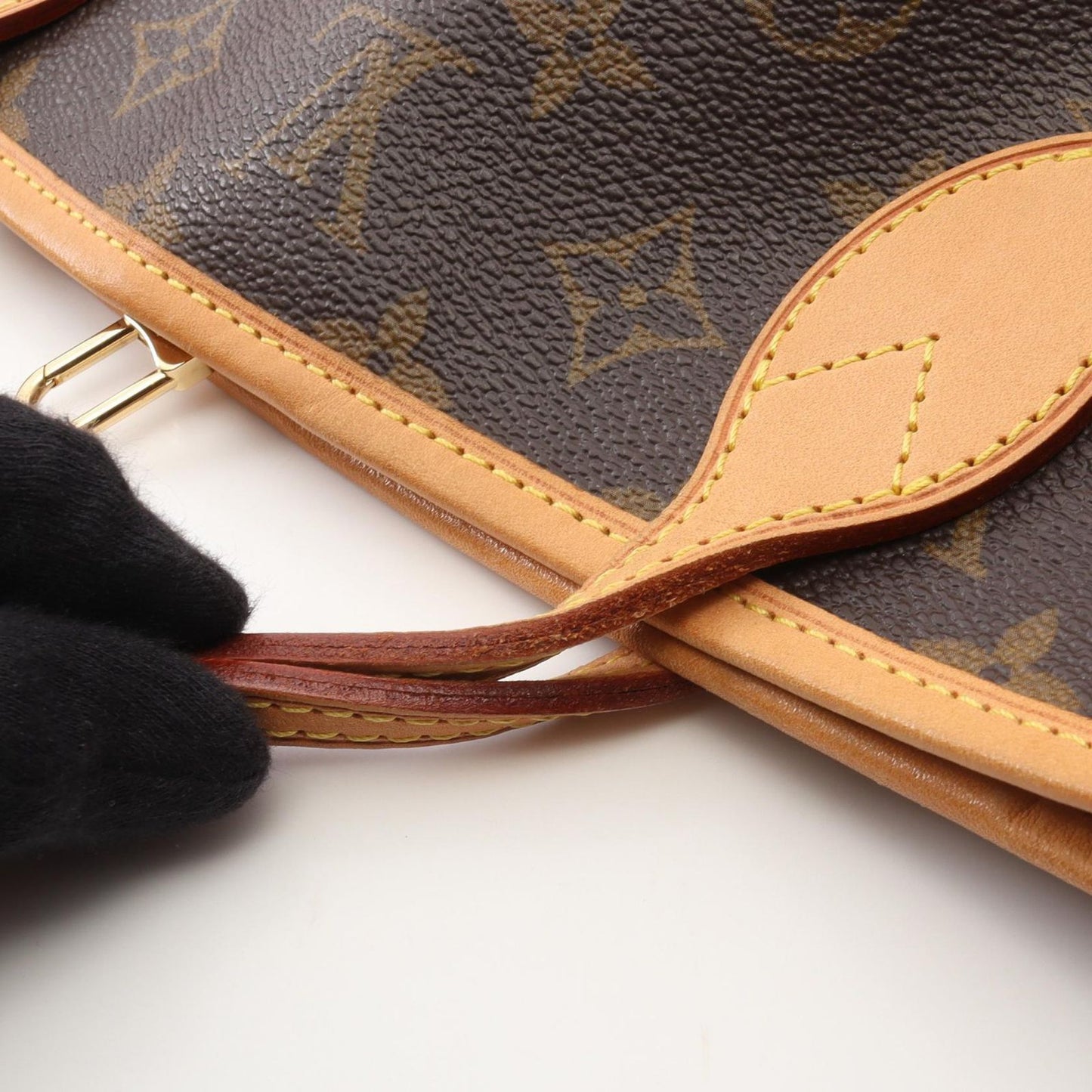 Louis Vuitton Tote Neverfull PM Canvas Leather — view 9