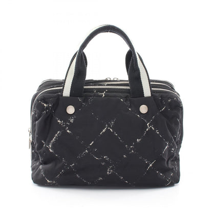 Chanel Handbag Vintage Travel Line Black Nylon