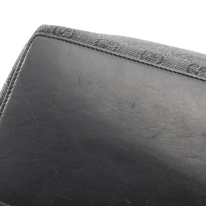 Gucci Tote GG Pattern Black Canvas Leather — view 7
