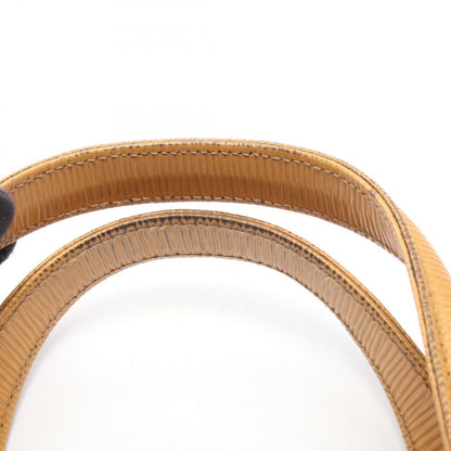 Fendi Handbag Zucca Brown Yellow Canvas Leather — view 8