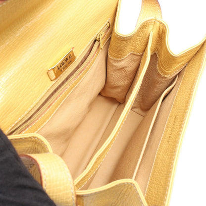 Loewe Shoulder Bag Turnlock Yellow Leather — view 3