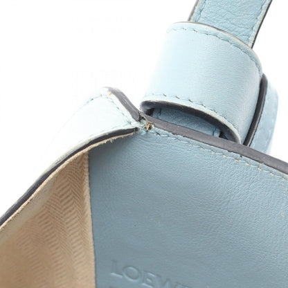 Loewe Handbag Hammock Small 2-Way Light Blue Leather — view 7