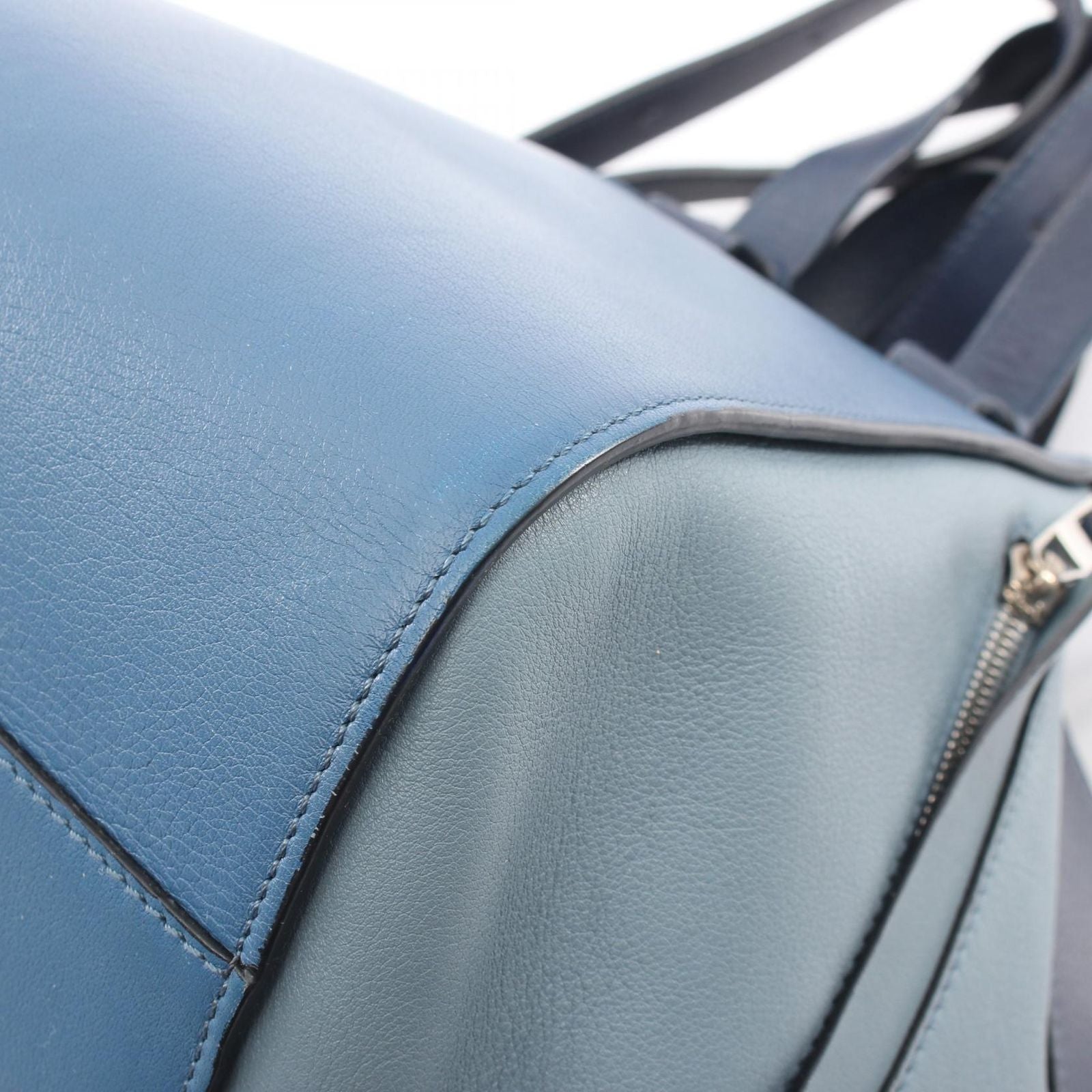 Loewe Handbag Hammock Small 2-Way Blue Light Leather — view 5