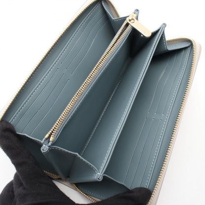 Louis Vuitton Round Wallet Zippy Mahina Flight Mode Brume Leather — view 3