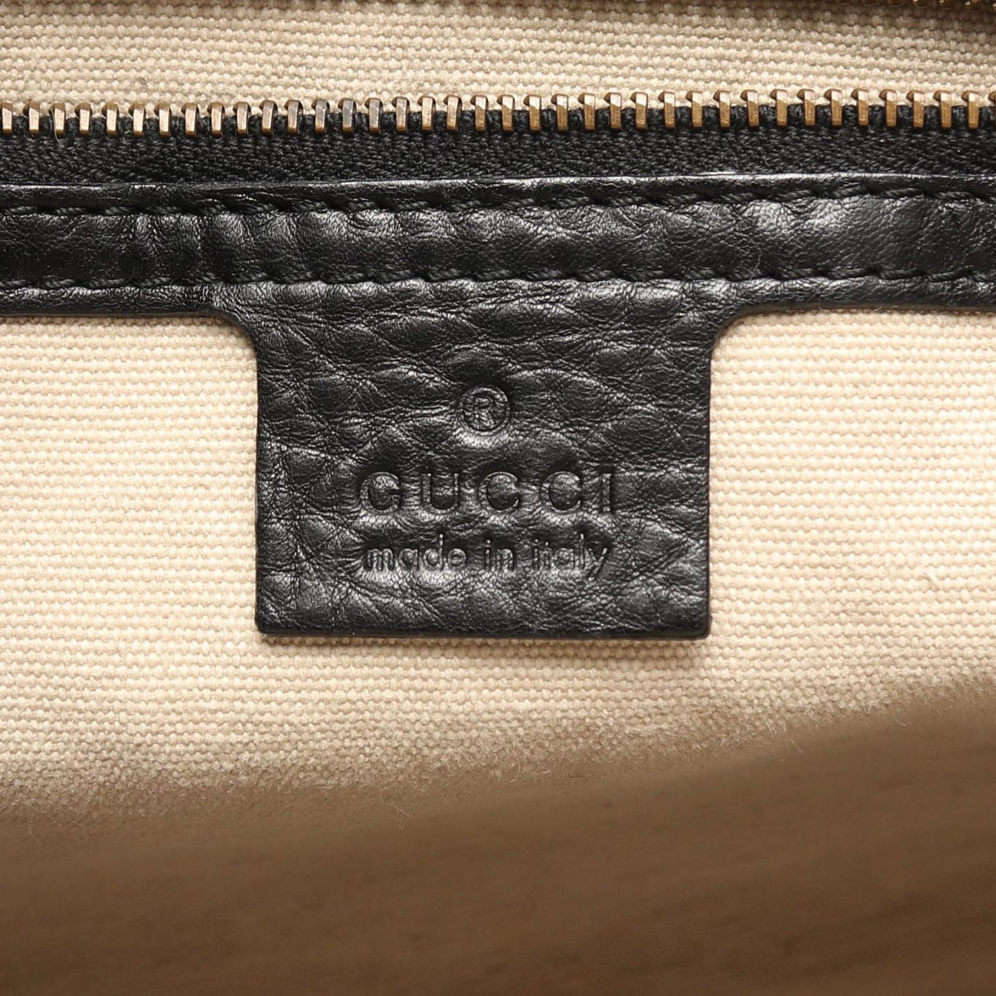 Gucci Handbag Bamboo Black Leather Tote — view 4