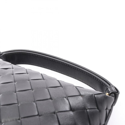 Bottega Veneta Handbag Candy Wallace Intrecciato Black Leather — view 6