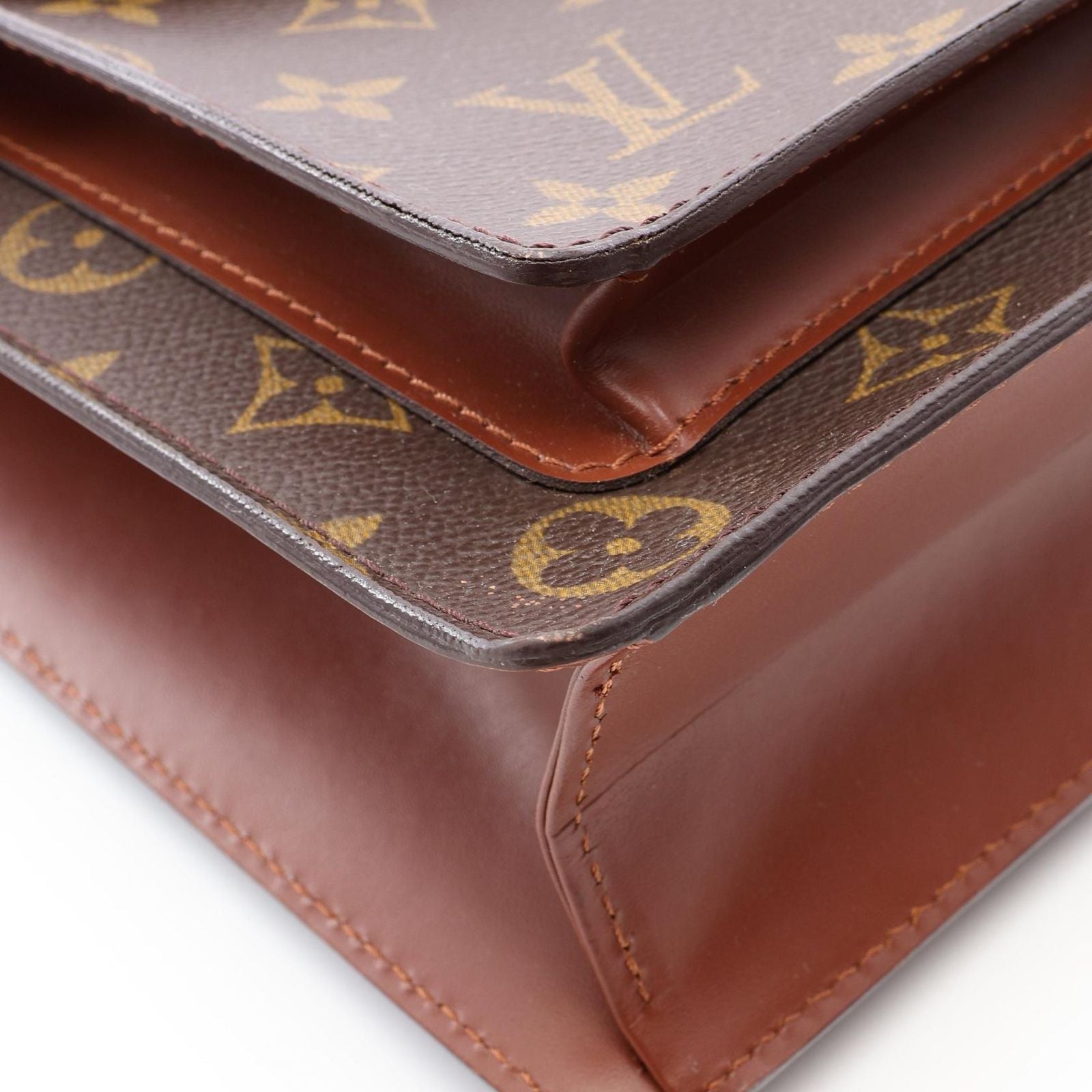 Louis Vuitton Handbag Monceau Monogram Canvas Leather 28 — view 7