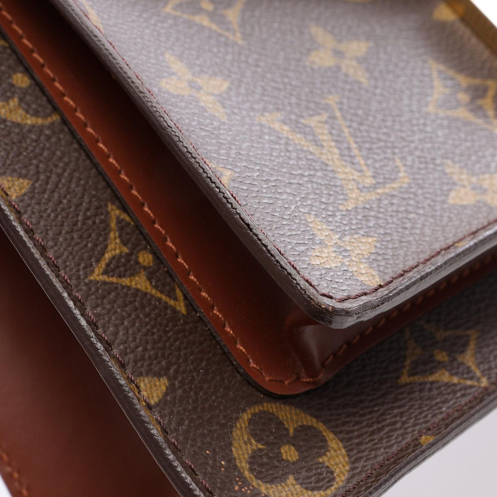 Louis Vuitton Handbag Monceau Monogram Canvas Leather 28 — view 8