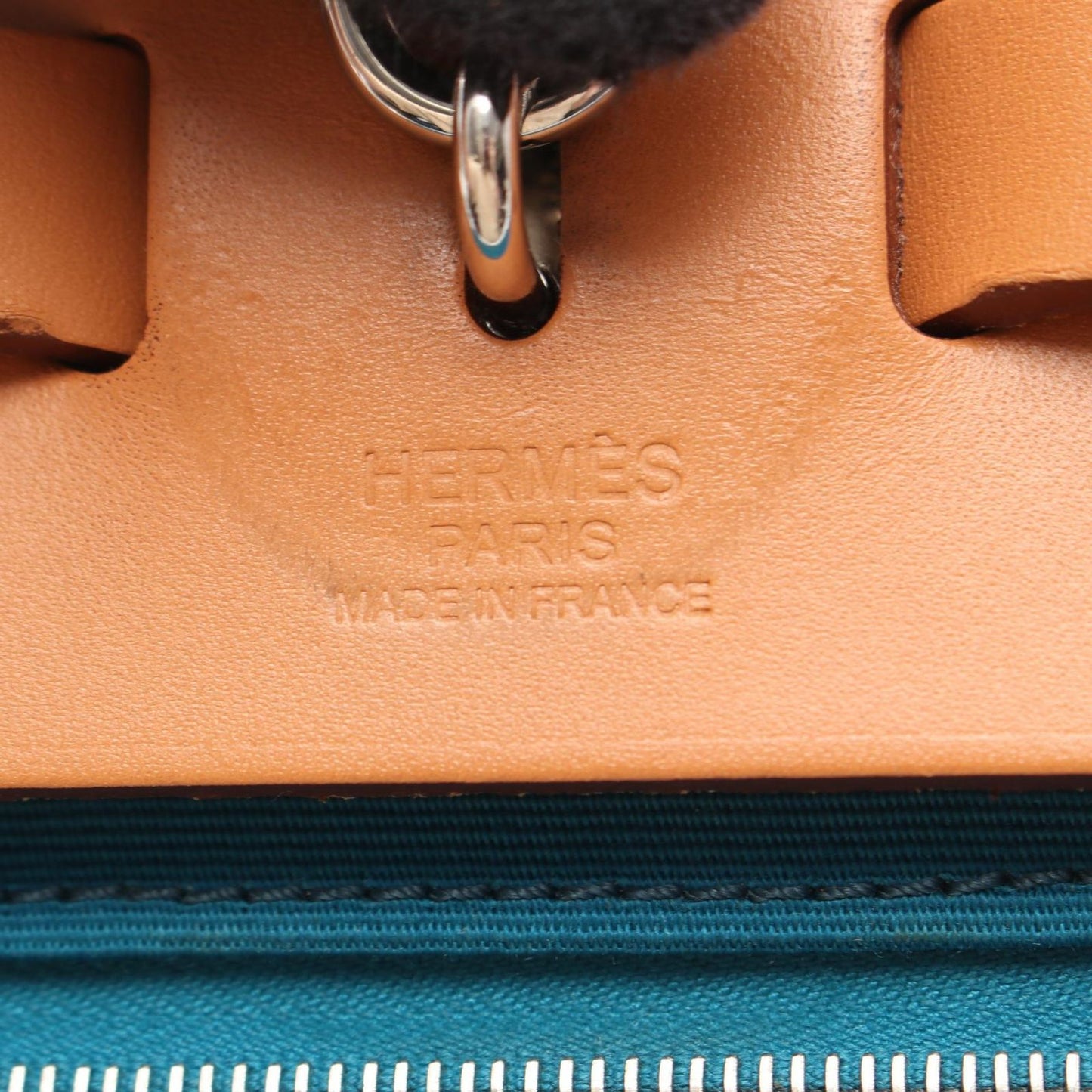 Hermes Handbag Herbag Zip PM 2-Way Blue — view 4