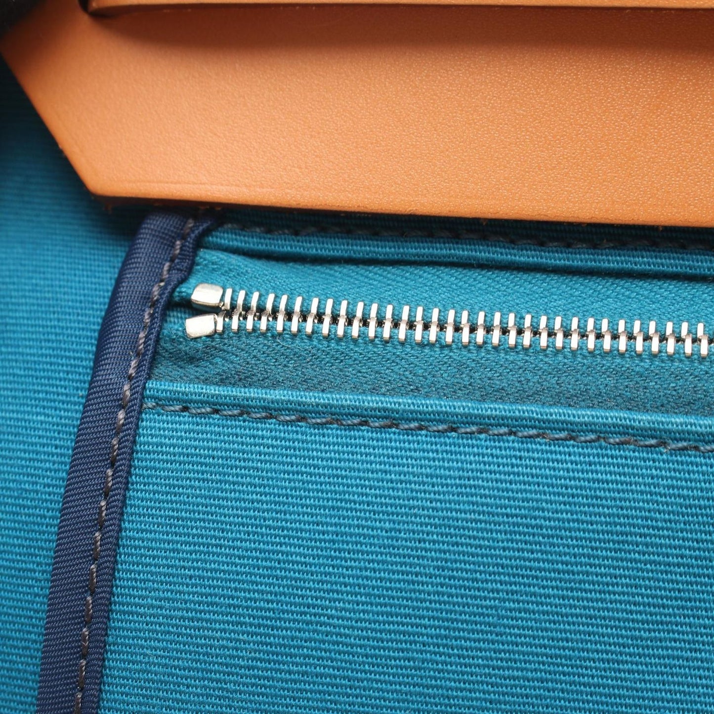 Hermes Handbag Herbag Zip PM 2-Way Blue — view 8