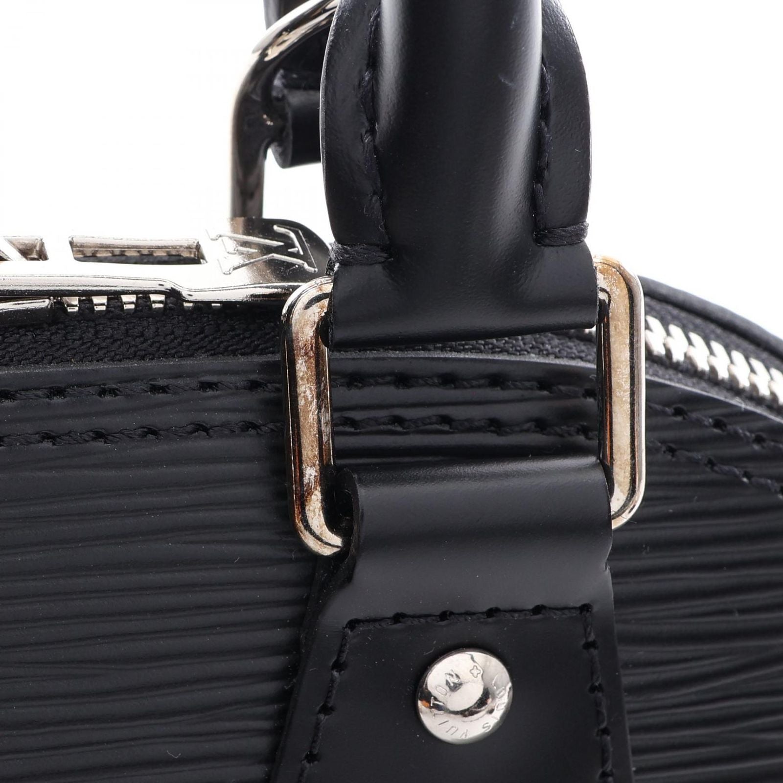 Louis Vuitton Handbag Alma BB Epi Noir 2-Way Leather — view 5