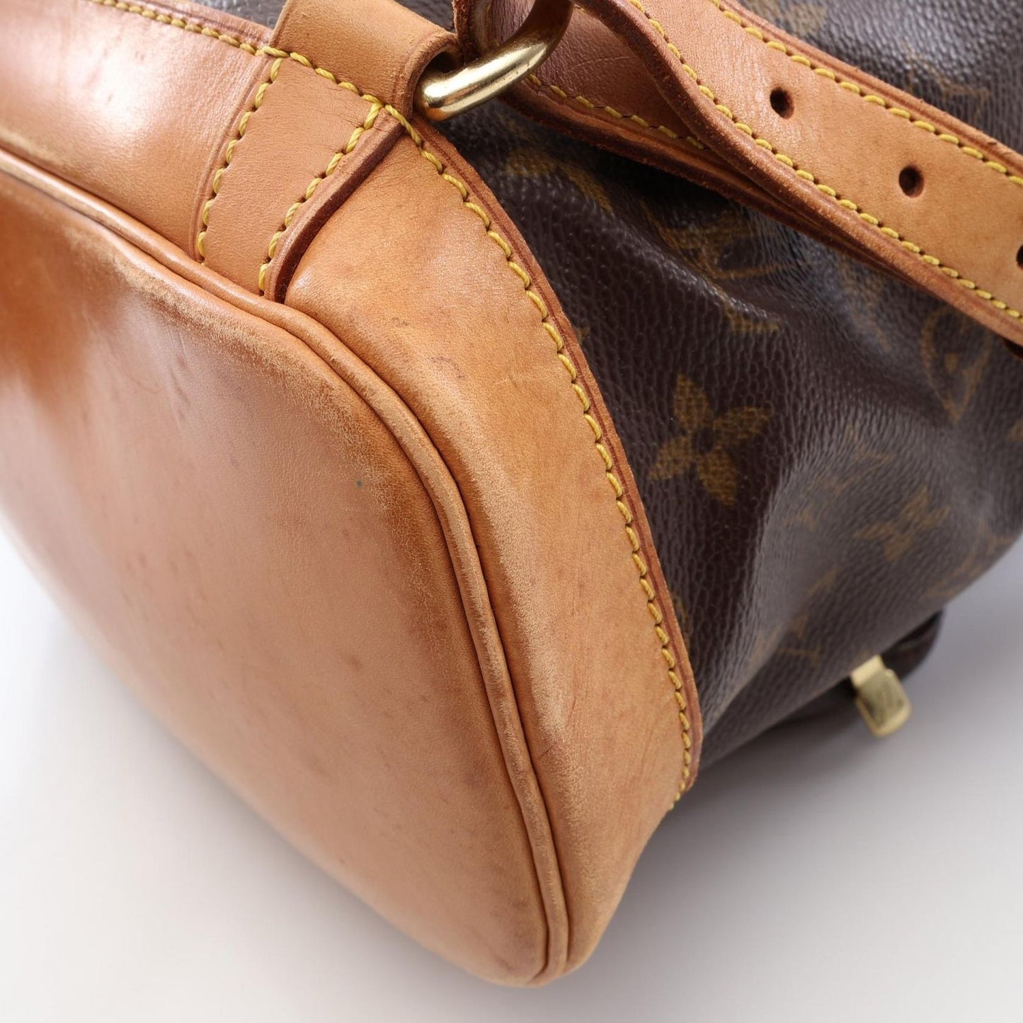 Louis Vuitton Backpack Montsouris GM Canvas Leather — view 7