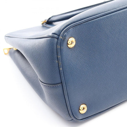 Prada Handbag Saffiano Lux Galleria 2-Way Blue Leather Tote — view 9