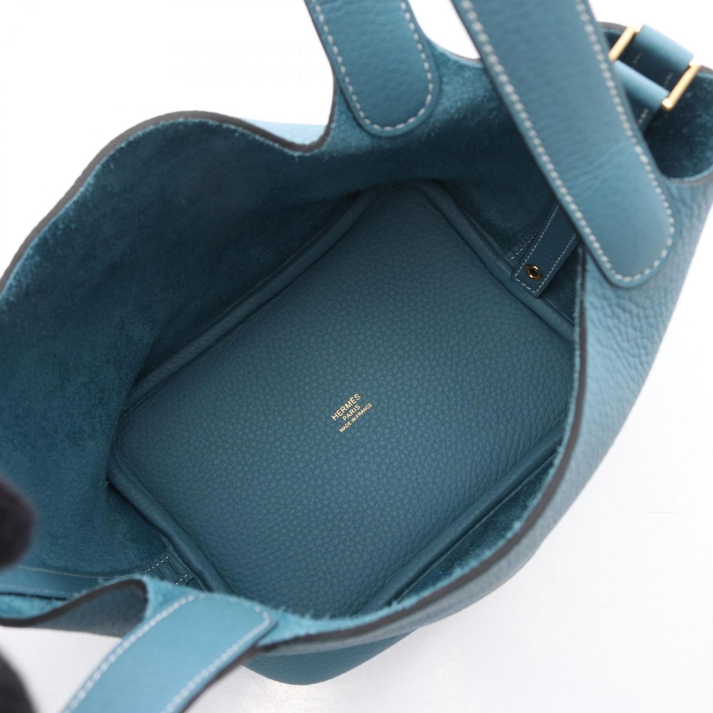 Hermes Handbag Picotin Lock PM New Blue Jean — view 3