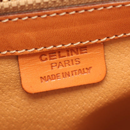 Celine Handbag Macadam 2-Way Dark Brown Canvas Leather Top Handle — view 4