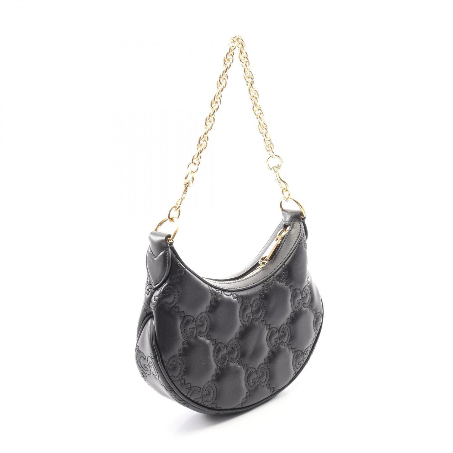 Gucci GG Matelasse 2-Way Black Leather Mini — view 2