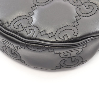 Gucci GG Matelasse 2-Way Black Leather Mini — view 5