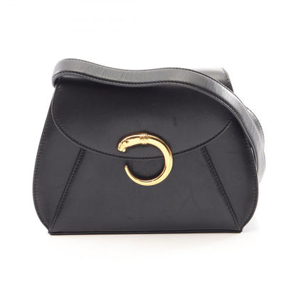 Cartier Shoulder Bag Panthère Mini Black Leather Mini
