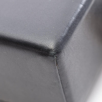 Dior Shoulder Bag Addict Small Box Black Leather — view 8