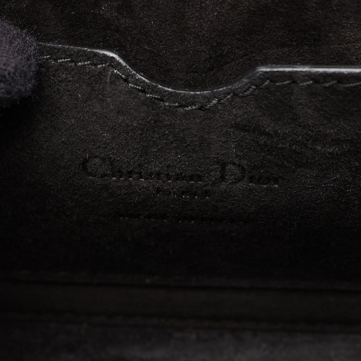 Dior Shoulder Bag Addict Small Box Black Leather — view 4