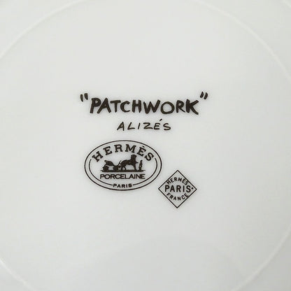 Hermes Tableware Patchwork Trade Style Plate China Orange — view 6