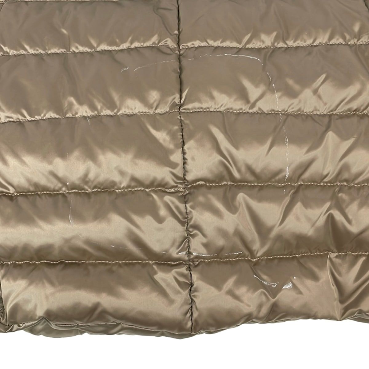 Max Mara S Down Coat 42 M Gold Reversible Sleeves Detachable Bag Winter — view 9
