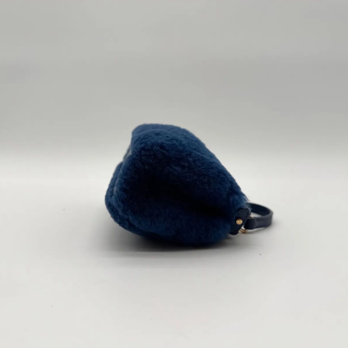 Fendi Shoulder Bag Micro Peekaboo Shearling Blue — view 4