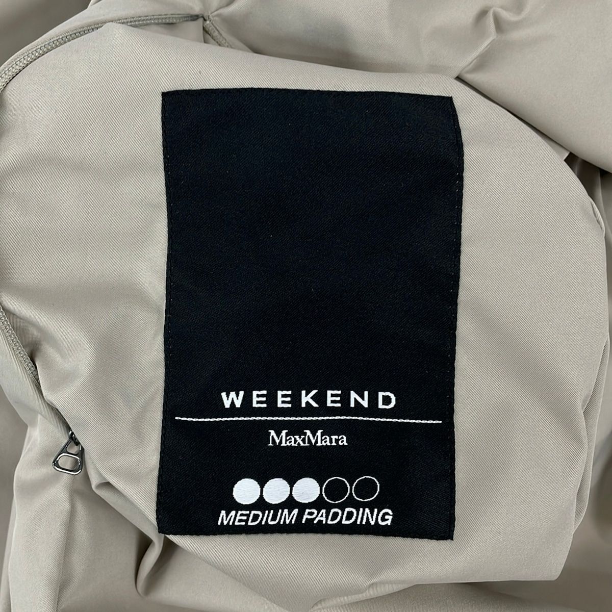 Max Maraweekend Down Coat 42 M Beige Reversible Winter Wear — view 5