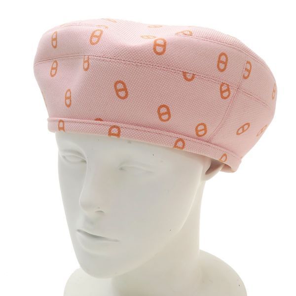 Hermes Beret Hat Pink